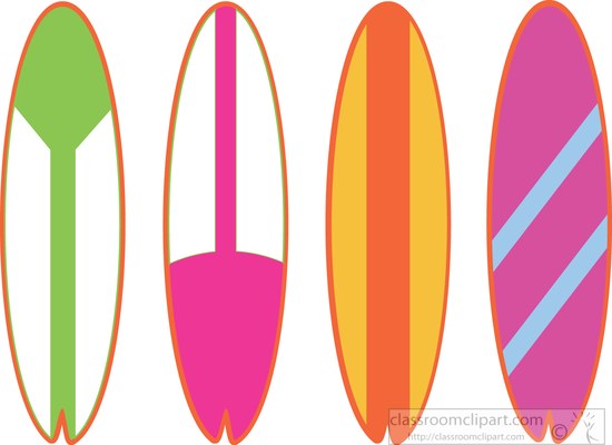 Surf Board Clipart