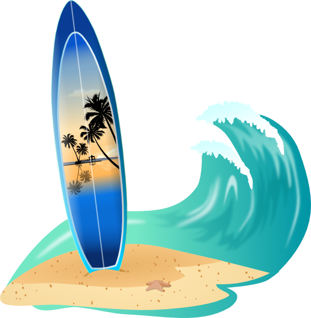Free Surfboard Clipart Transparent, Download Free Clip Art
