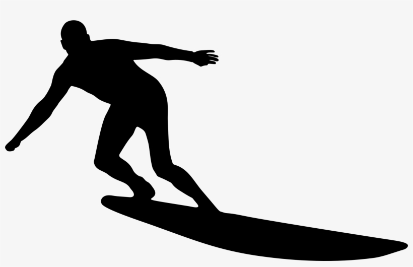 Clip Black And White Download Surfing Silhouette At