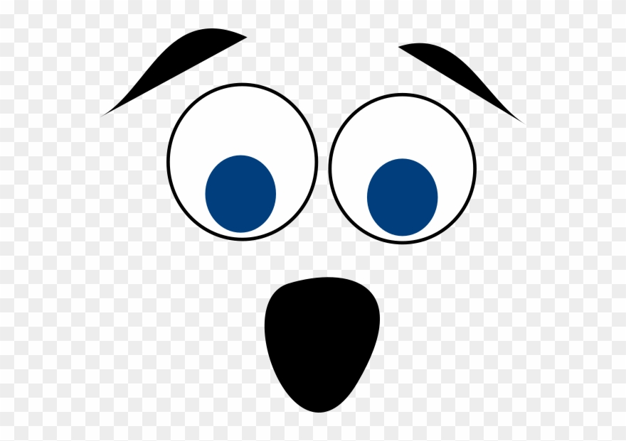 Surprised Cartoon Face Png Clipart