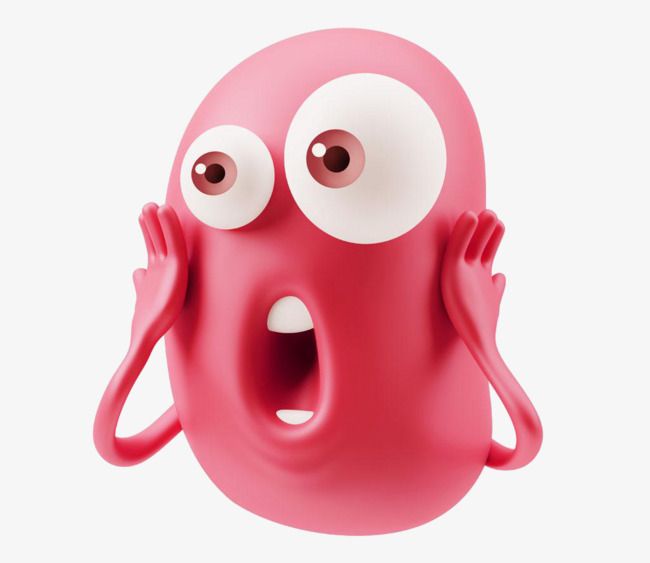 Surprised Face Expression, Face Clipart, Surprised, Human