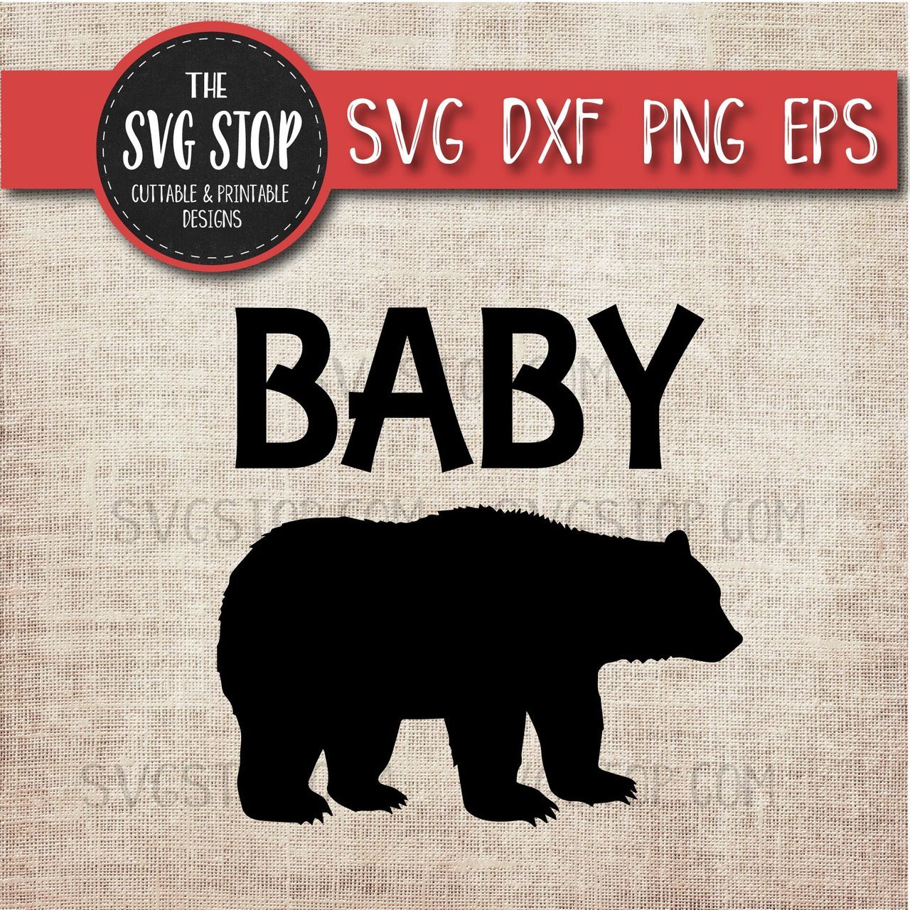 Baby bear svg.