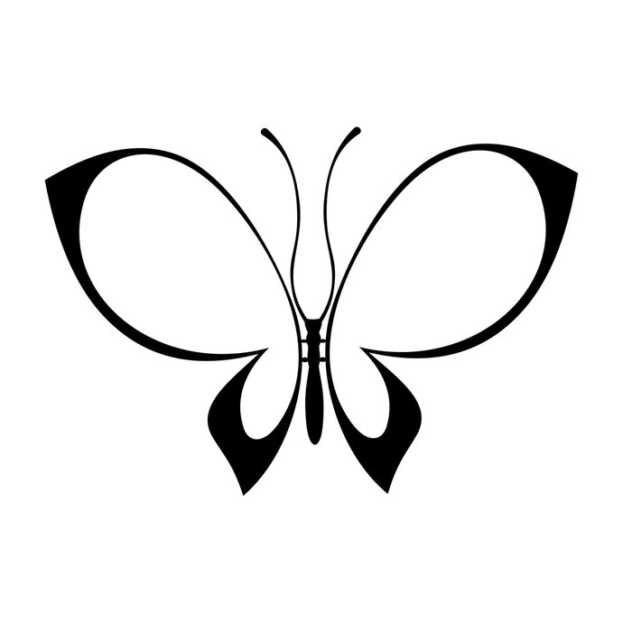 Butterfly graphics design.