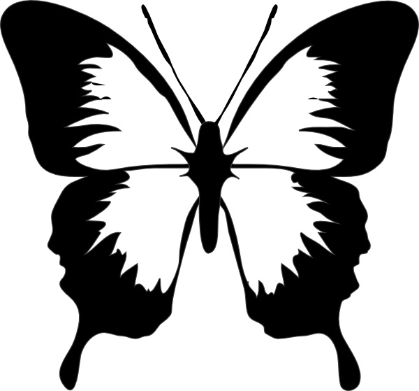 Butterfly clip art Free vector in Open office drawing svg