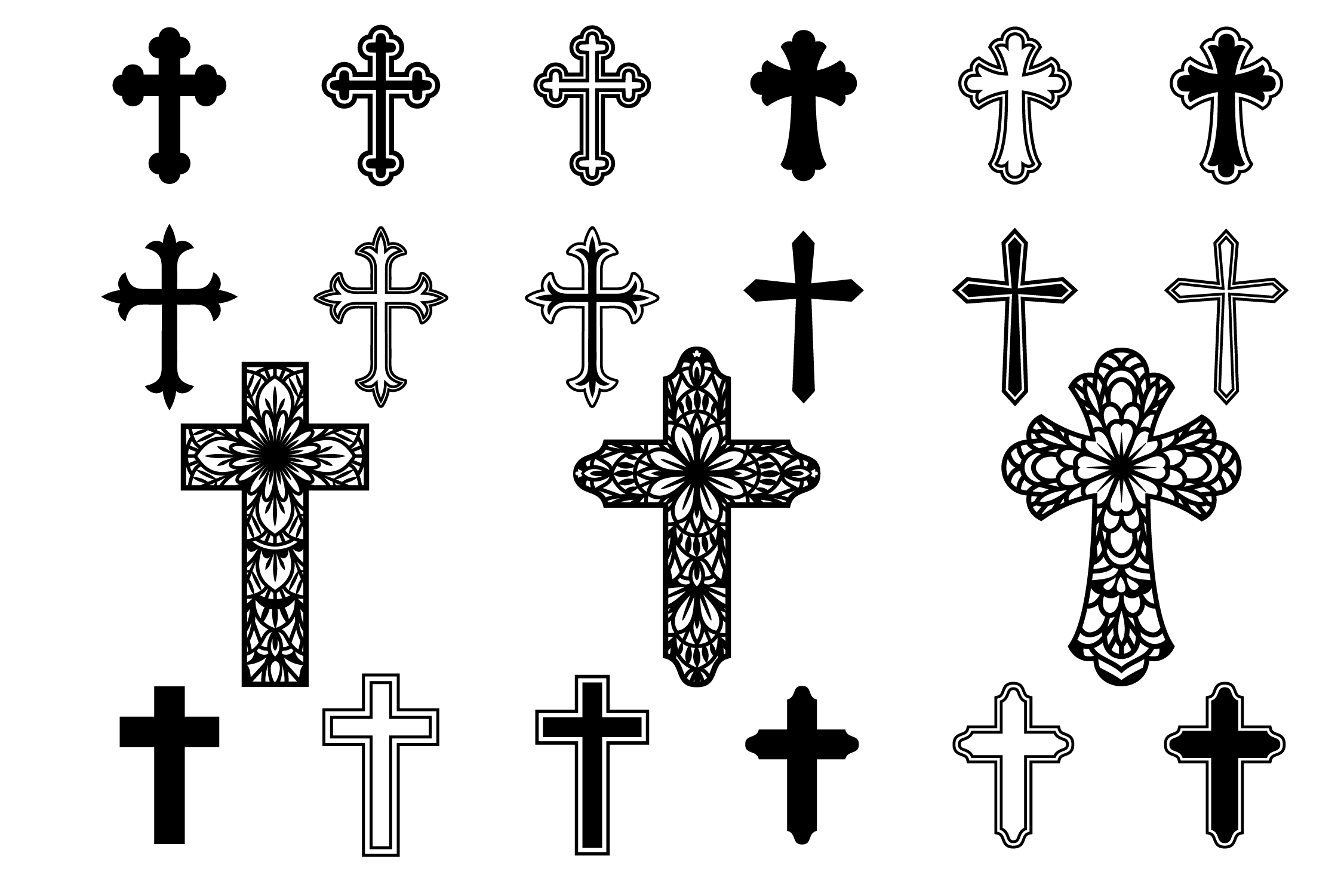 Cross SVG, Crosses Clipart, Christian Svg Files