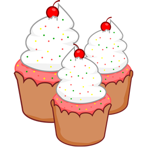 Cupcakes clipart, cliparts of Cupcakes free download