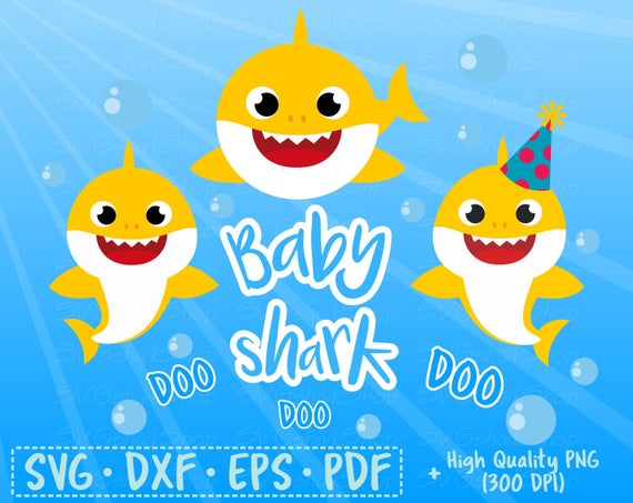 Free Free 61 Baby Shark Outline Svg SVG PNG EPS DXF File