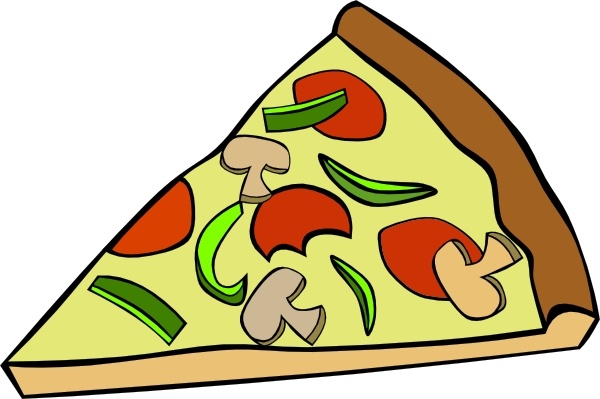 Pepperoni Pizza Slice clip art Free vector in Open office