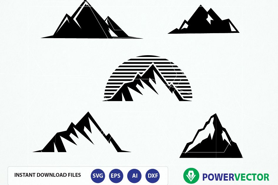 Mountain SVG File