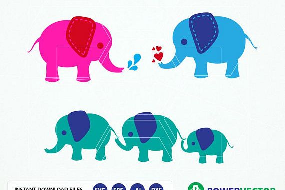 Elephant SVG Files