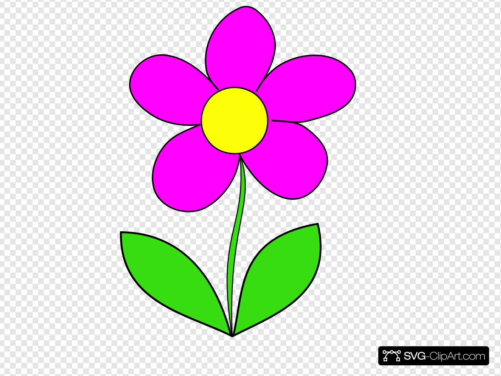 Pink Flower Clip art, Icon and SVG