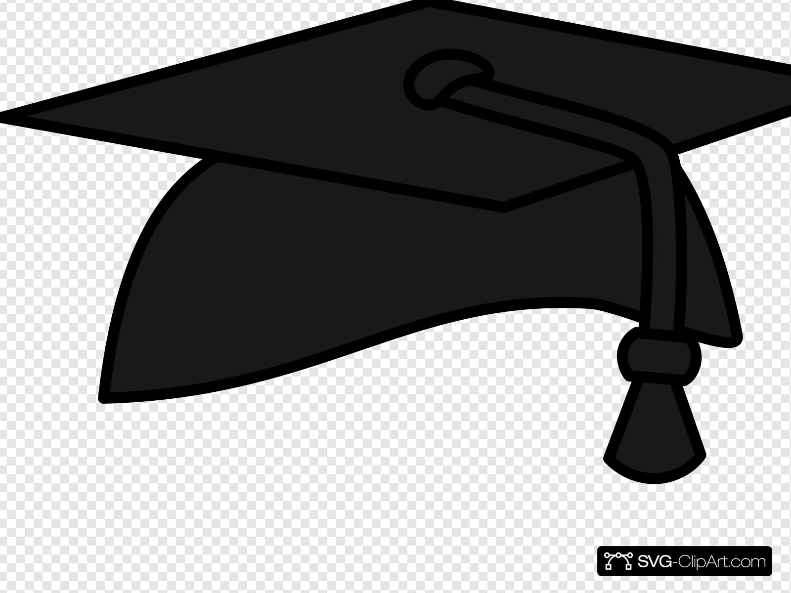 Graduation cap clip.