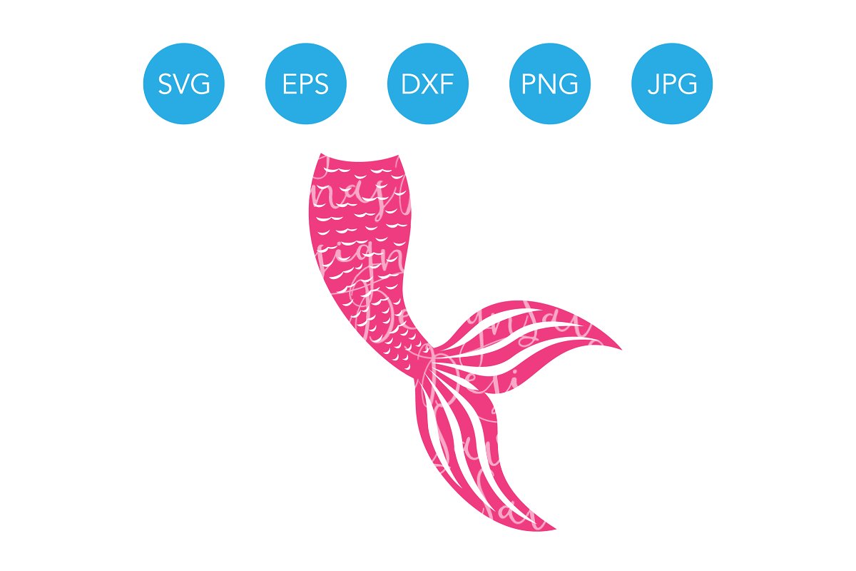 Mermaid Tail SVG Mermaid Clipart PNG