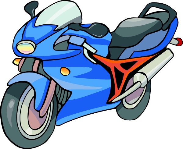 Motorcycle clip art.