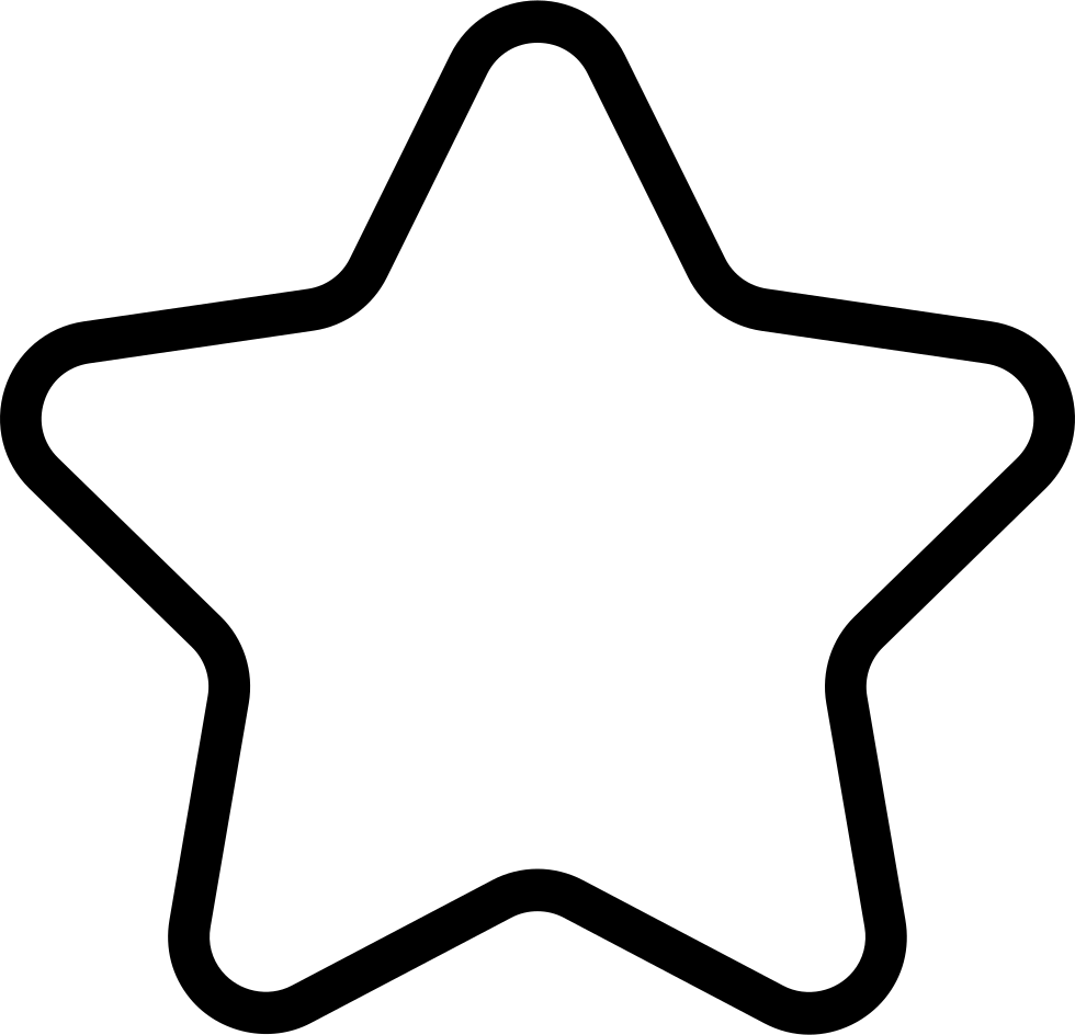 Star outline svg icon free download cliparts
