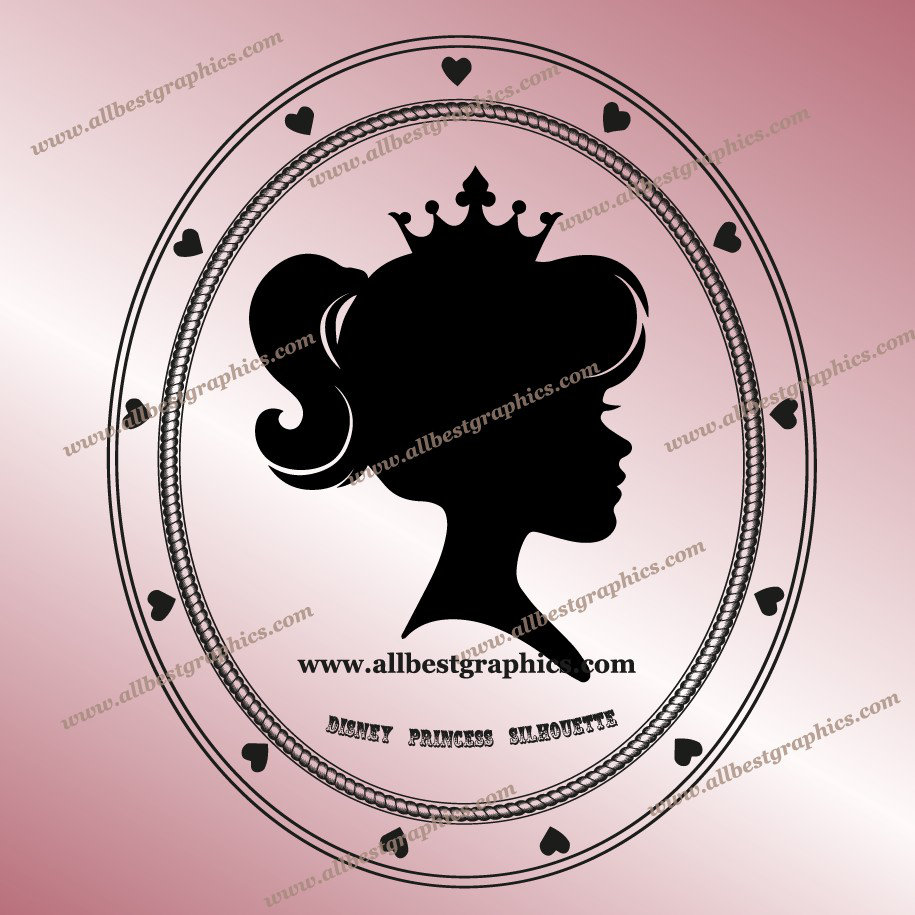 Disney Princess SVG Eps Dxf Png Clip Art