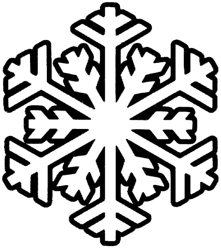 Snowflake clip art images on drawings and svg file