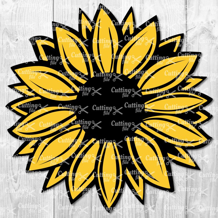 Sunflower svg .