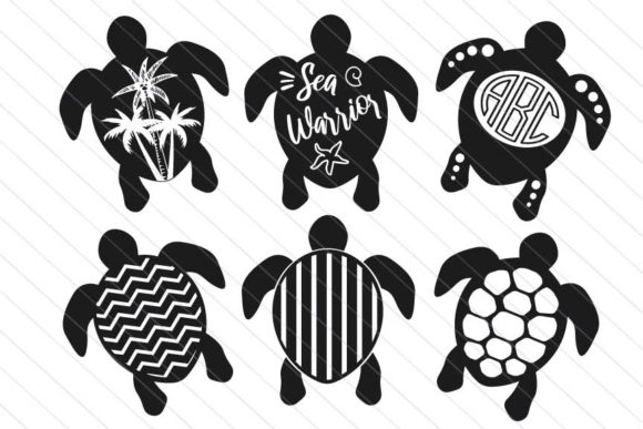 Turtles Svg Vector Clipart