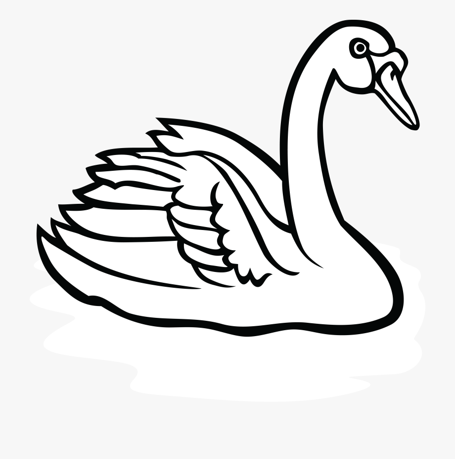 Free clipart swan.