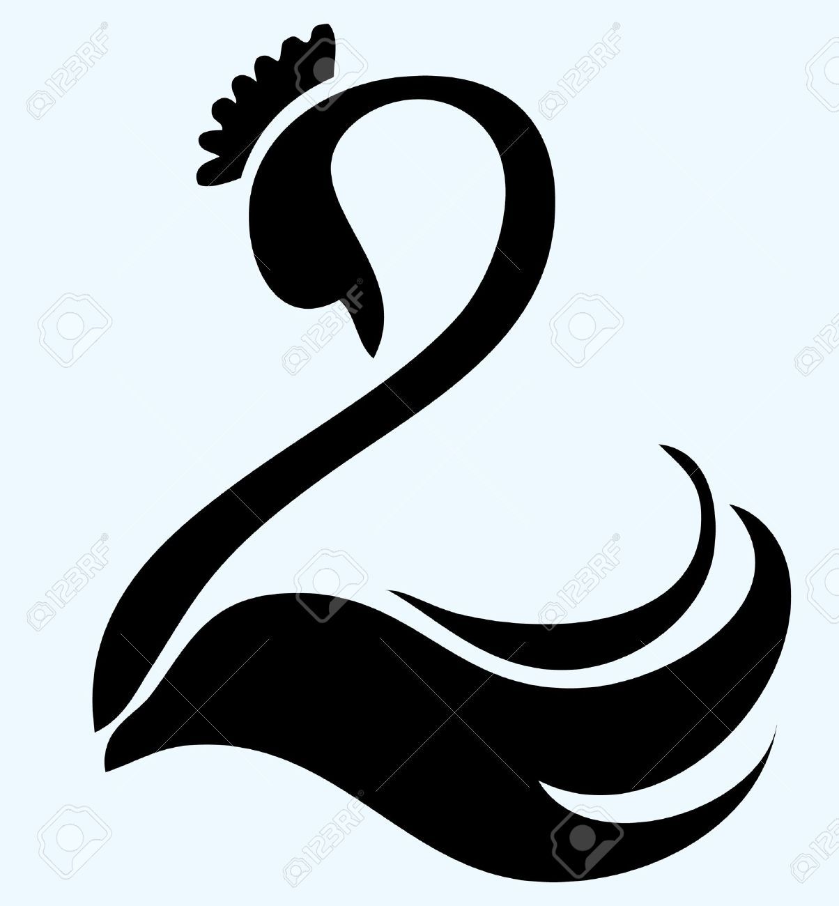 Swan Stock Vector Illustration And Royalty Free Swan Clipart