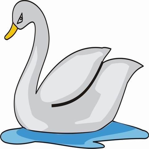 Swan clip art.