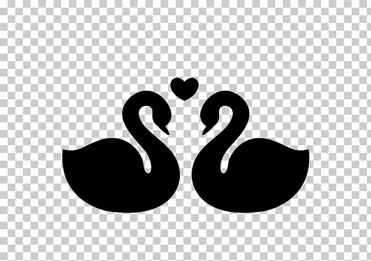 Black swan Computer Icons , heart