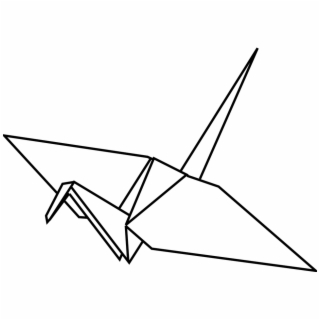 Free origami crane.