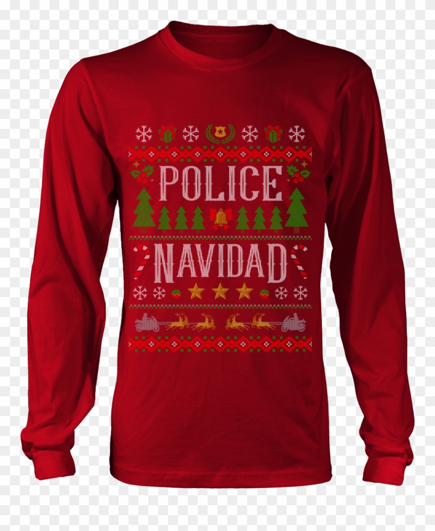 Police Navidad Ugly Christmas Shirts And Sweaters