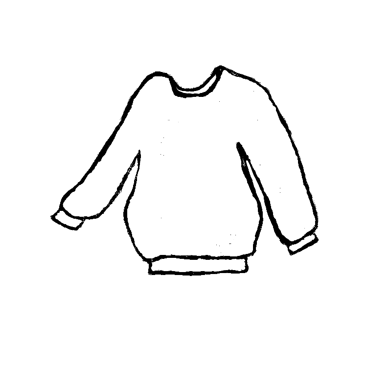 Free Sweater Clipart Black And White, Download Free Clip Art