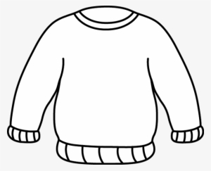 sweater clipart black