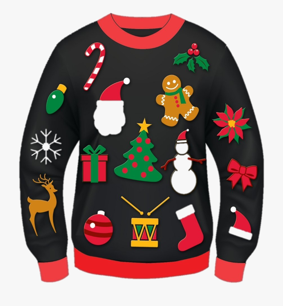 Ugly sweater clipart.