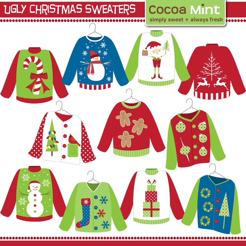 sweater clipart printable
