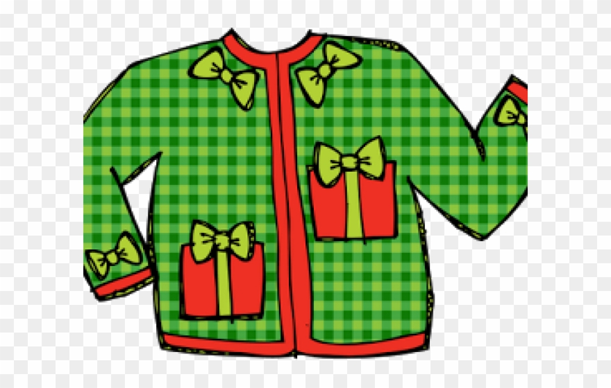 Transparent ugly sweater.