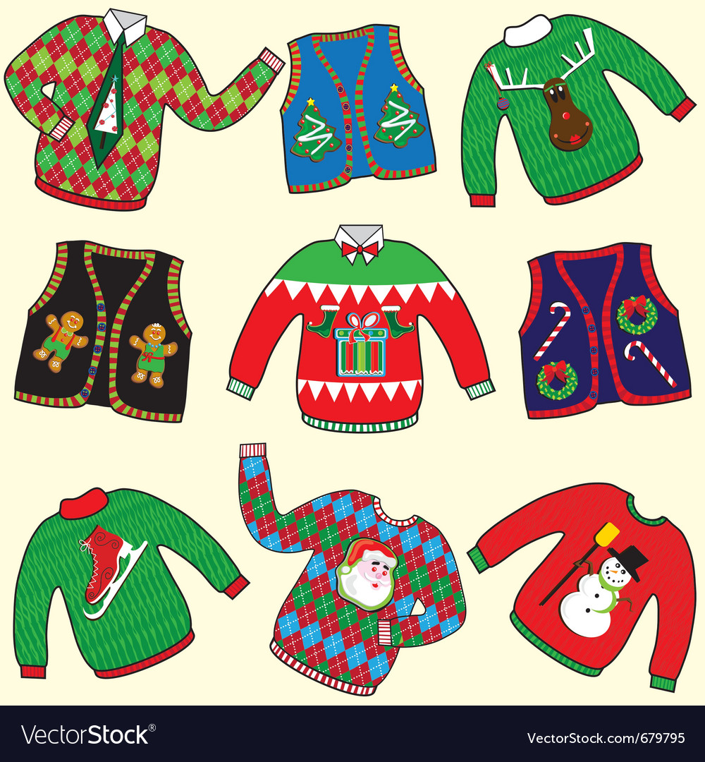 Ugly christmas sweaters.