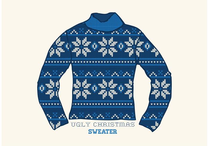 Vector Ugly Christmas Sweater