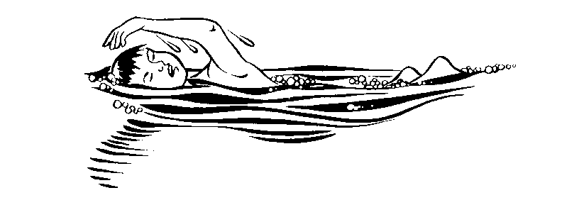 Free Swimmer Clipart Black And White, Download Free Clip Art