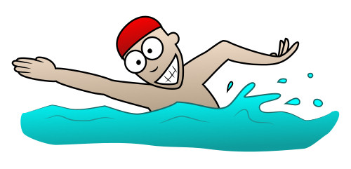 Free Cartoon Person Swimming, Download Free Clip Art, Free
