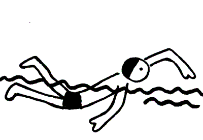 Free swimming clipart.