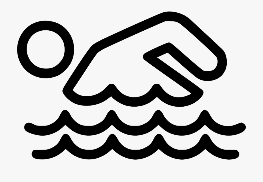 Person swimming png.