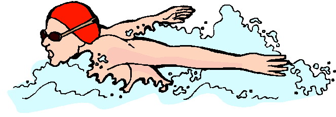swimming clipart animated