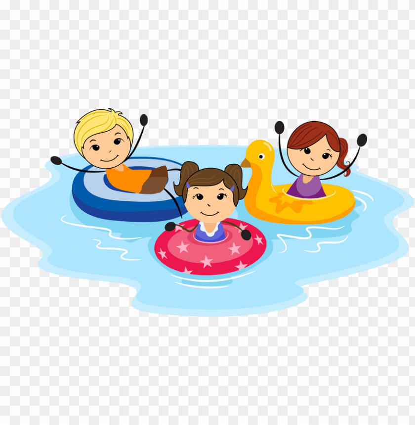 Family clipart swim