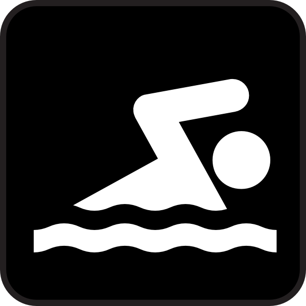 Swimming clip art.