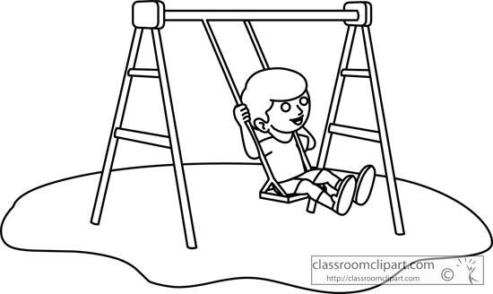 Image result for swing black and white clipart