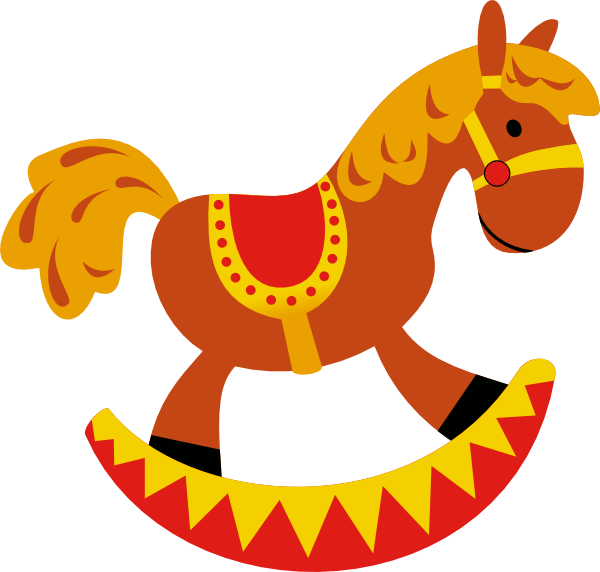 swing clipart horse