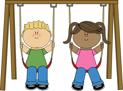 Kids swinging clip.