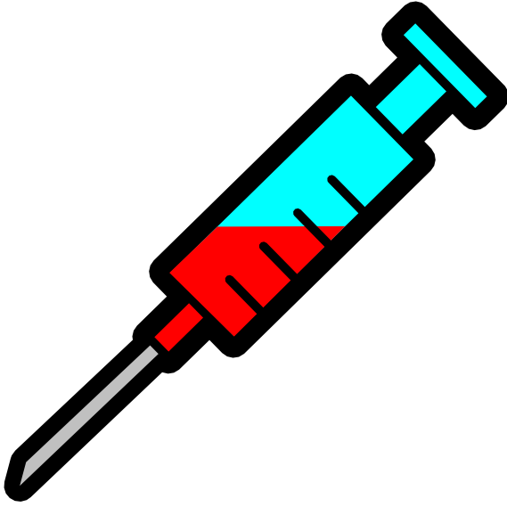Cartoon syringe clipart