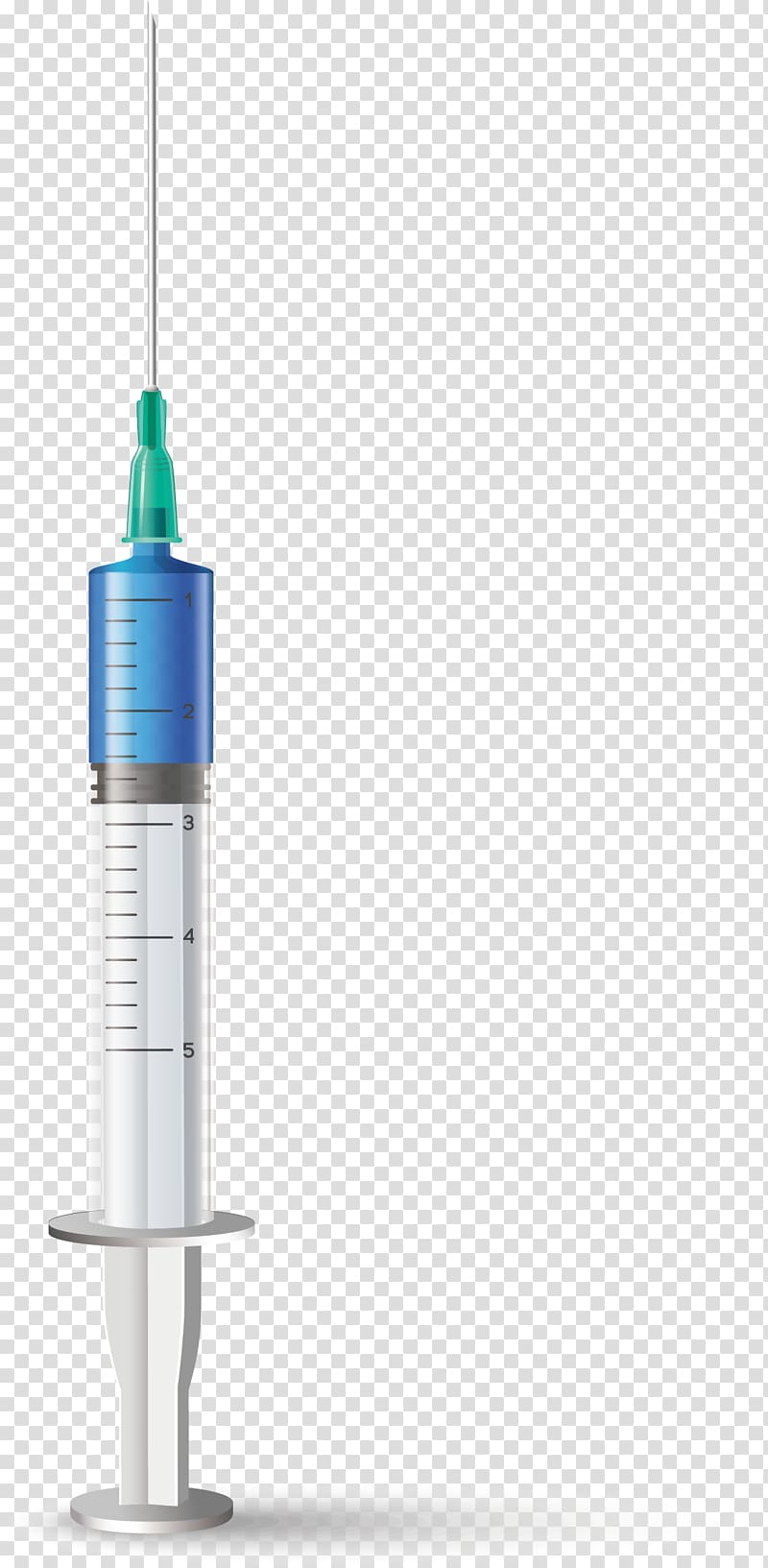 syringe clipart blue