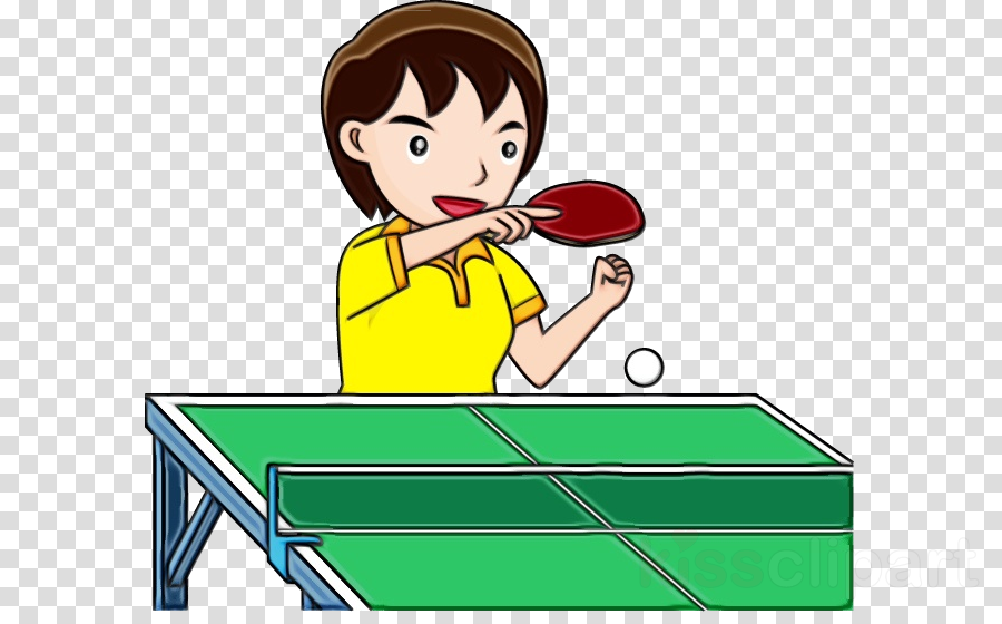 Ping pong racquet sport cartoon table tennis racket play