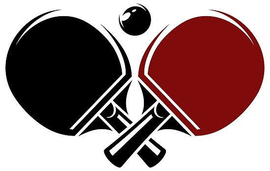 Table tennis logos.